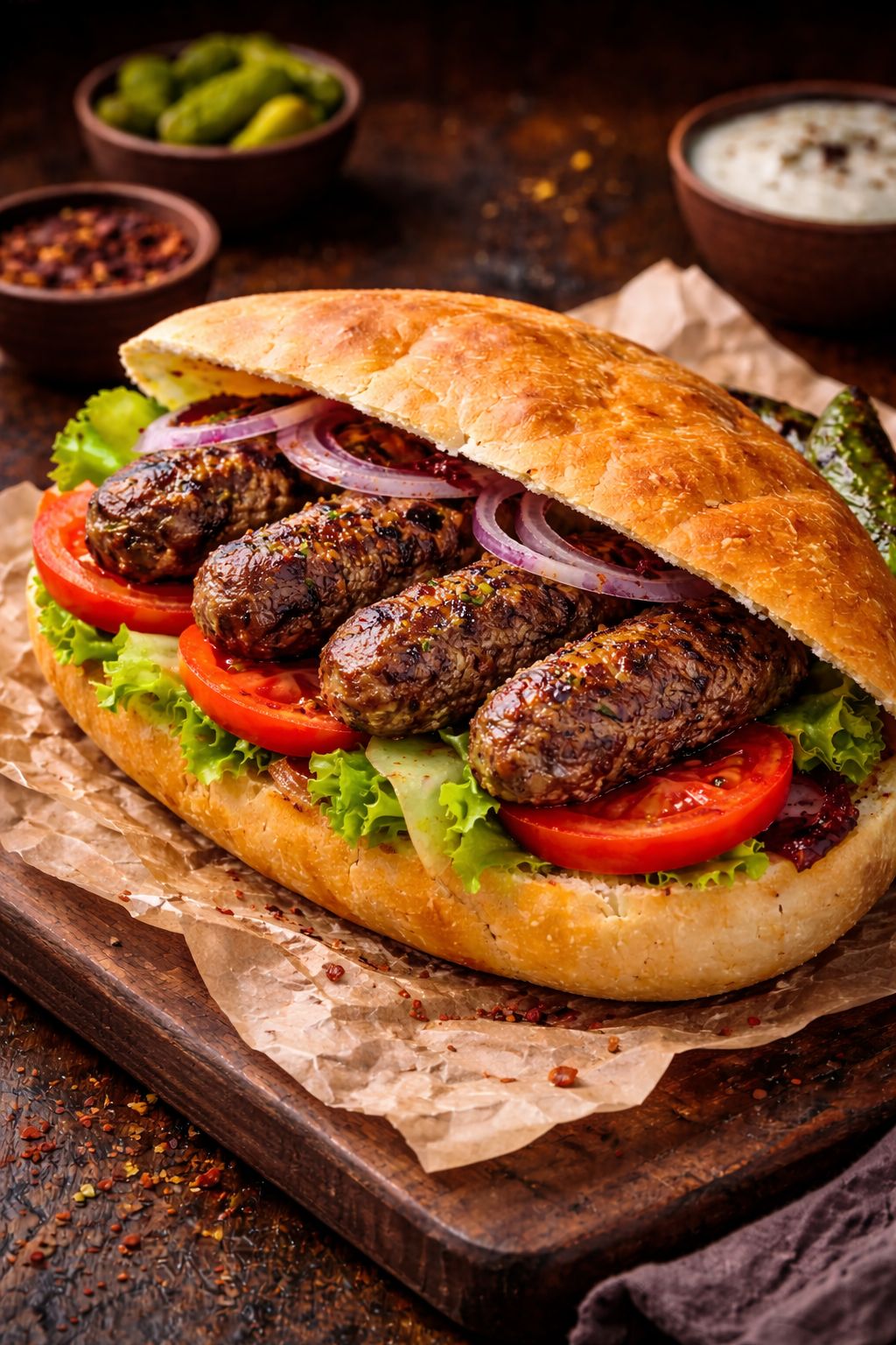 Ekmek Arası Şiş Köfte